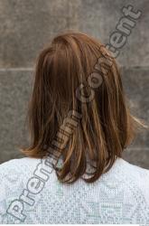 Head Woman Casual Average Wrinkles Street photo references